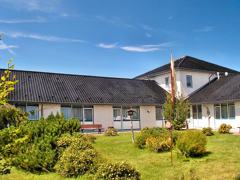 Innenhof des Top-Motel Sassnitz